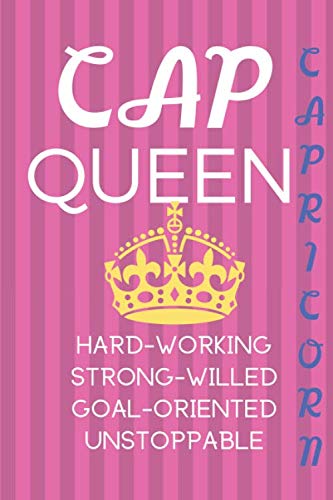Capricorn Queen: Zodiac Journal Notebook Diary (110 Notebook Blank 6x9) (Zodiac Journals, Band 8) Religion & Esotericism