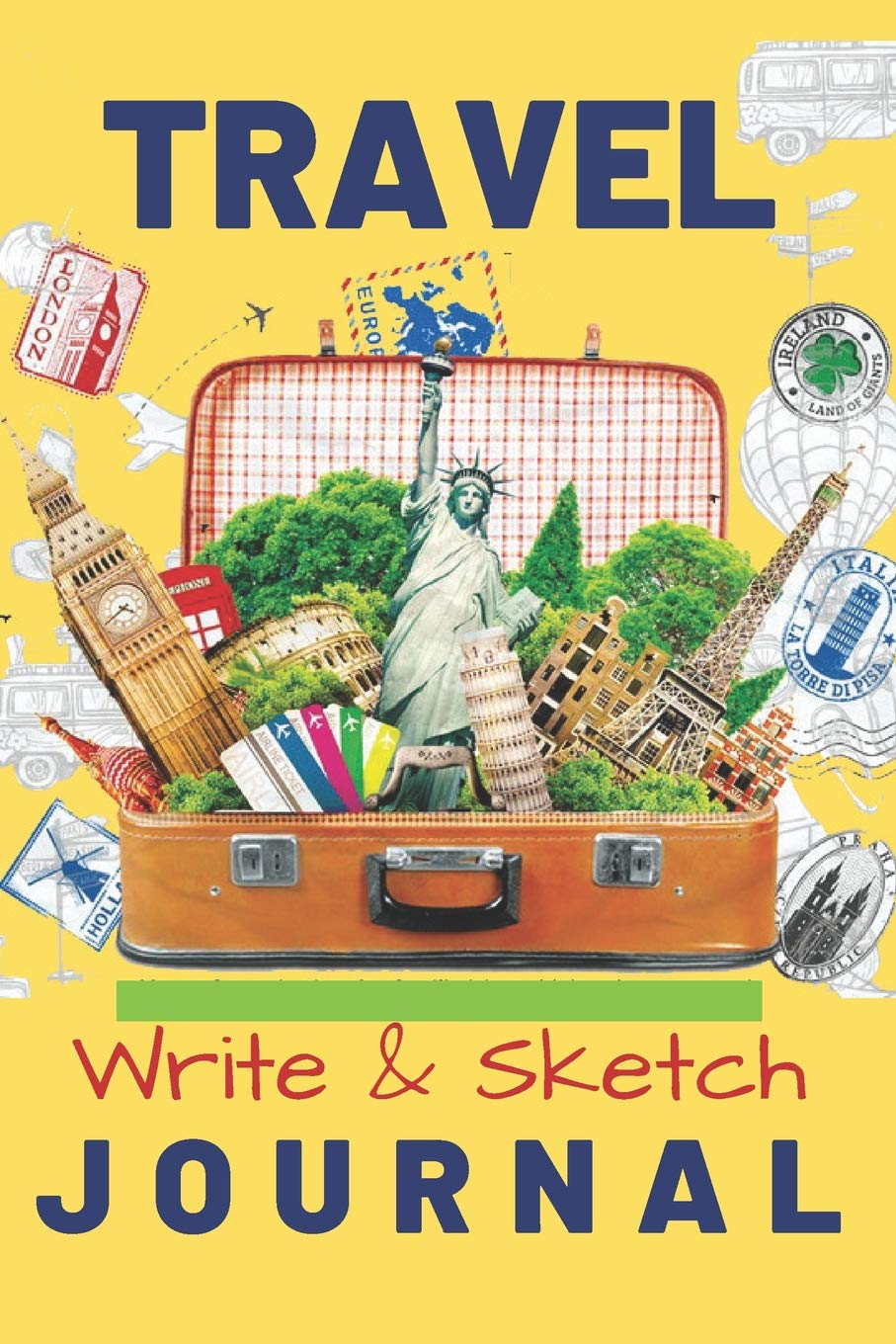 Travel, Write & Sketch Journal: Diary For Kids To Record Camp & Traveling Experiences: Prompt Notebook for Children On Vacation | Gratitude Logbook: ... & Log Daily Fun Activities With Gratitude Non-fiction