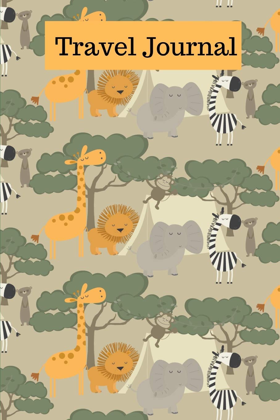 Travel Journal: Kids African Safari vacation journal with prompts for planning and daily reports. Build your own Africa holiday sightseeing keepsake book with drawing, writing, photos & souvenirs. Non-fiction
