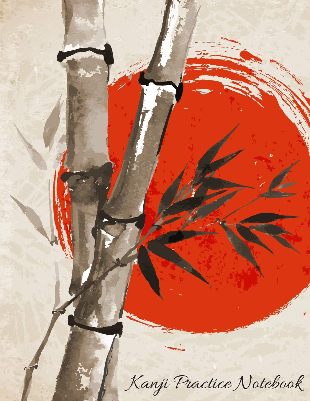 Kanji Practice Notebook: Japanese kanji writing exercise book | Beautiful Cover | 110 Pages book