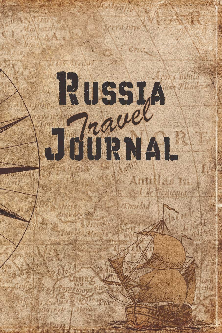 Russia Travel Journal: 6x9 Travel Notebook with prompts and Checklists perfect gift for your Trip to Russia for every Traveler Travel Guides