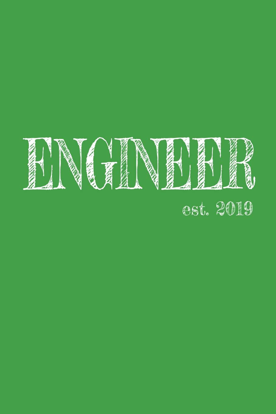 Engineer est. 2019: 6x9 graphpaper 5x5 Journal Graduation Gift for College or University Graduate | 100 Pages for college, high school or students book