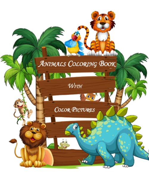Animals Coloring Book With Color Pictures Psychology