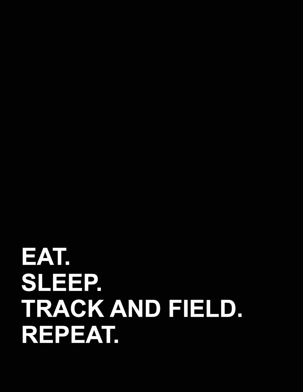 Eat Sleep Track And Field Repeat: Genkouyoushi Notebook Essays & Short Stories