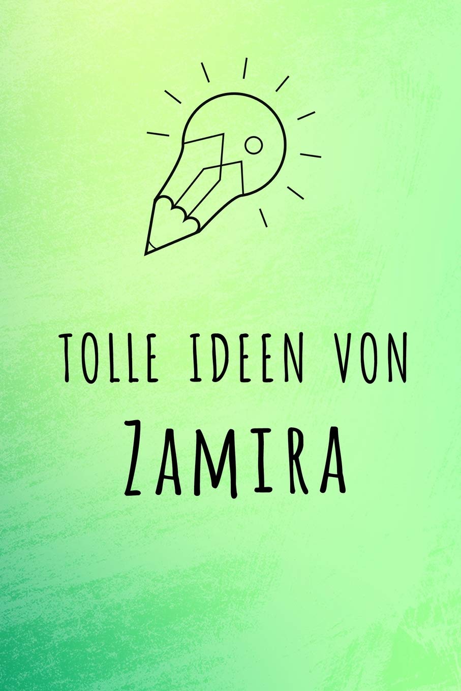 Tolle Ideen von Zamira: Liniertes Notizbuch für deinen Vornamen Books