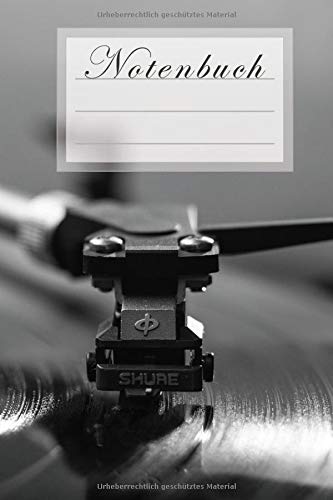 Notenbuch: Notenbuch für Musiker und Komponisten/ 50 Seiten /Blanko Staff Papier/ Manuskript Papier /Piano /Gitarre/ Violine/ Keyboard / 6x9 Forma DIN A5/Soft Cover matt Sheet Music