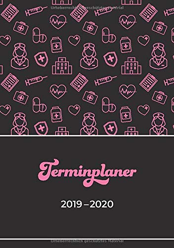 Terminplaner 2019–2020: Geschenkidee für Krankenschwestern | Juli 2019 bis Dezember 2020 | Mit Nachtdienst-Kalender für jede Woche | Deutschlands Feiertage auf einen Blick Medicine