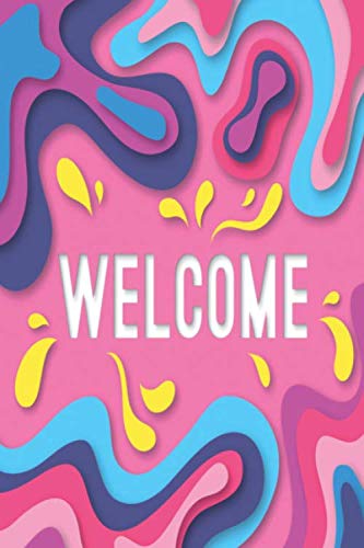 Welcome: medium size notebook with lined interior, page number and date, ideal for organization, daily planner, journal, taking notes, diary Social Sciences