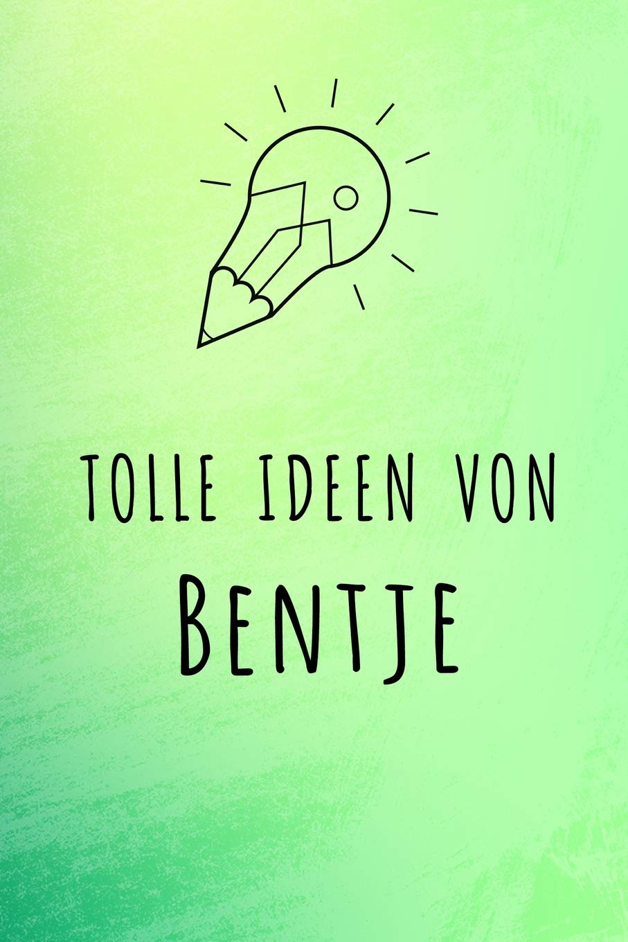 Tolle Ideen von Bentje: Unliniertes Notizbuch mit Rahmen für deinen Vornamen Books