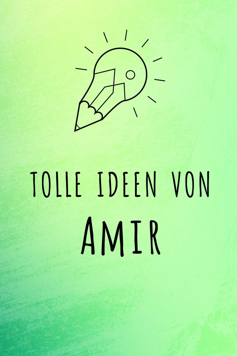 Tolle Ideen von Amir: Unliniertes Notizbuch mit Rahmen für deinen Vornamen Books