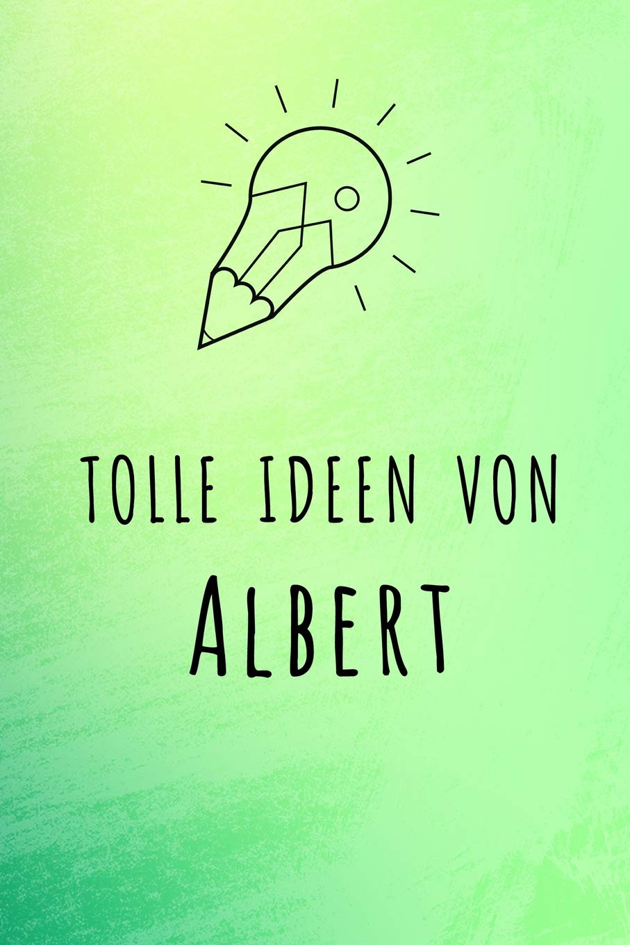 Tolle Ideen von Albert: Unliniertes Notizbuch mit Rahmen für deinen Vornamen Books