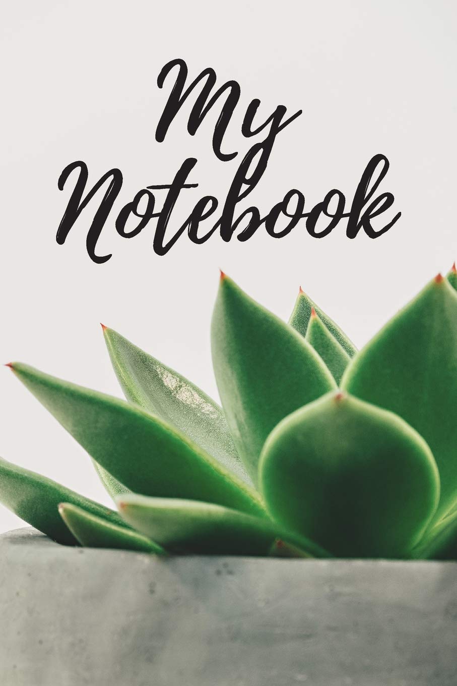 My Notebook: Cactus Notebook Gratitude Journal Succulent Cactus Design Cactus Lovers Gifts Mathematics