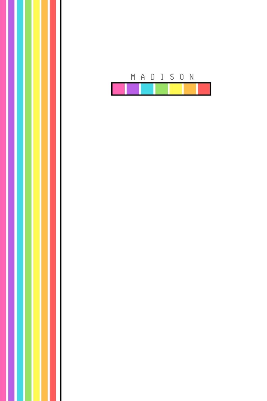 Madison: Notebook : Personalized Writing Journal With Name : 120 6x9 pages Essays & Short Stories