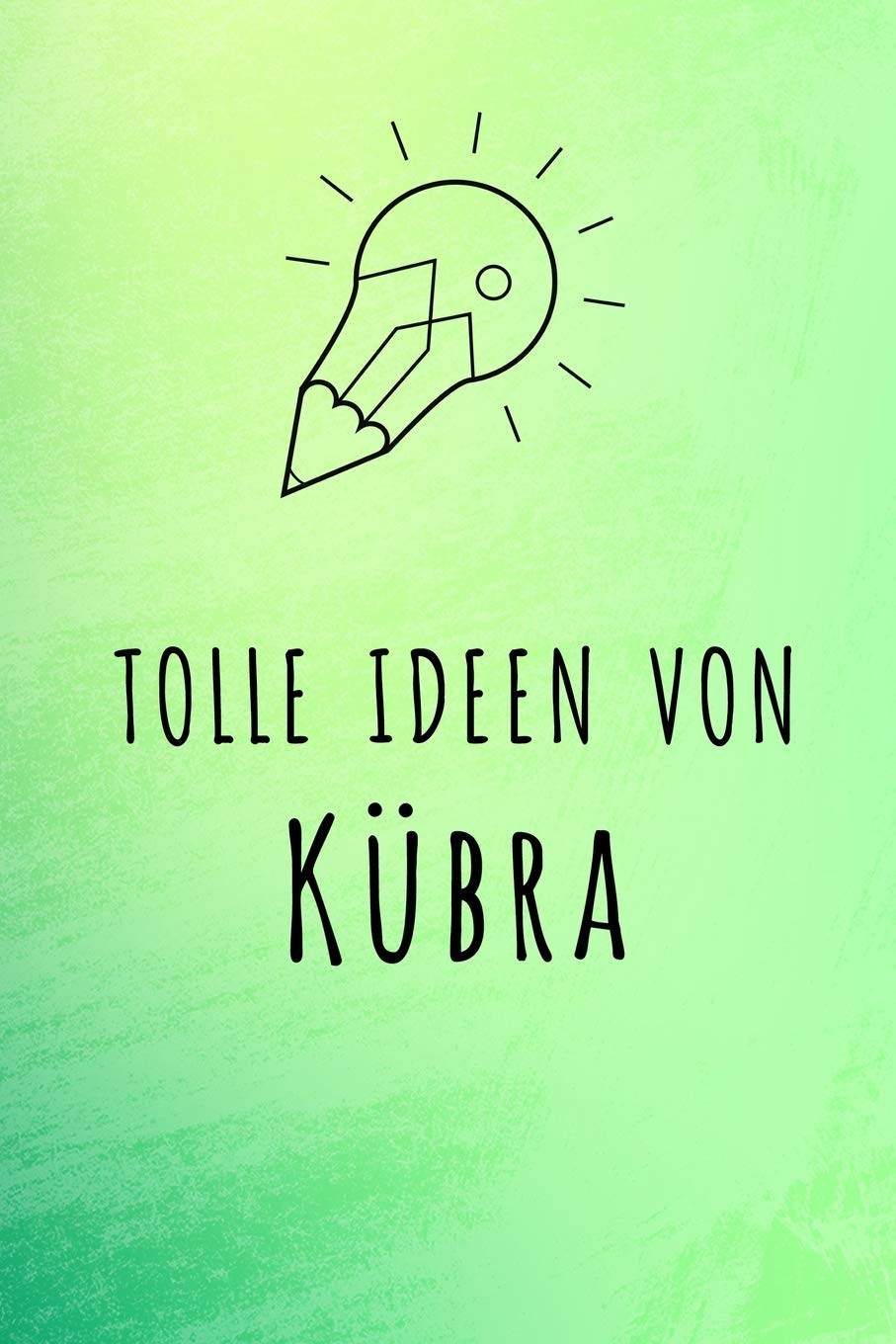 Tolle Ideen von Kübra: Unliniertes Notizbuch mit Rahmen für deinen Vornamen Books