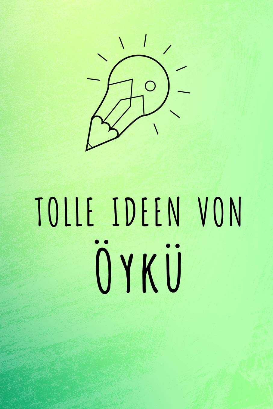 Tolle Ideen von Öykü: Unliniertes Notizbuch mit Rahmen für deinen Vornamen Books
