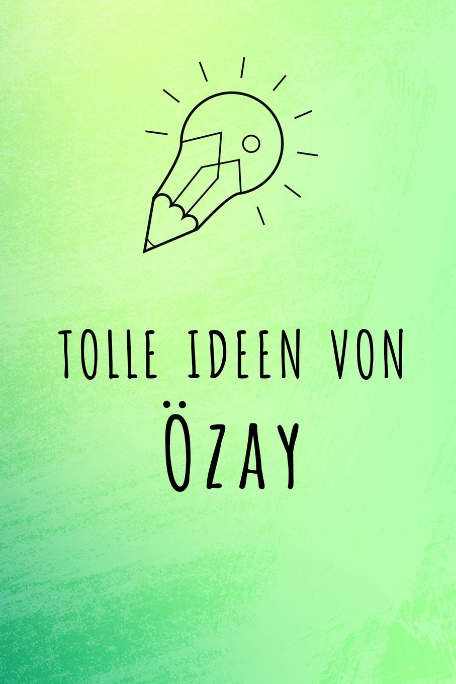 Tolle Ideen von Özay: Unliniertes Notizbuch mit Rahmen für deinen Vornamen Books