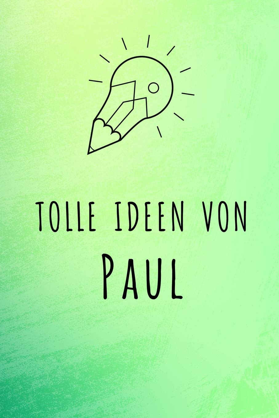 Tolle Ideen von Paul: Unliniertes Notizbuch mit Rahmen für deinen Vornamen Books