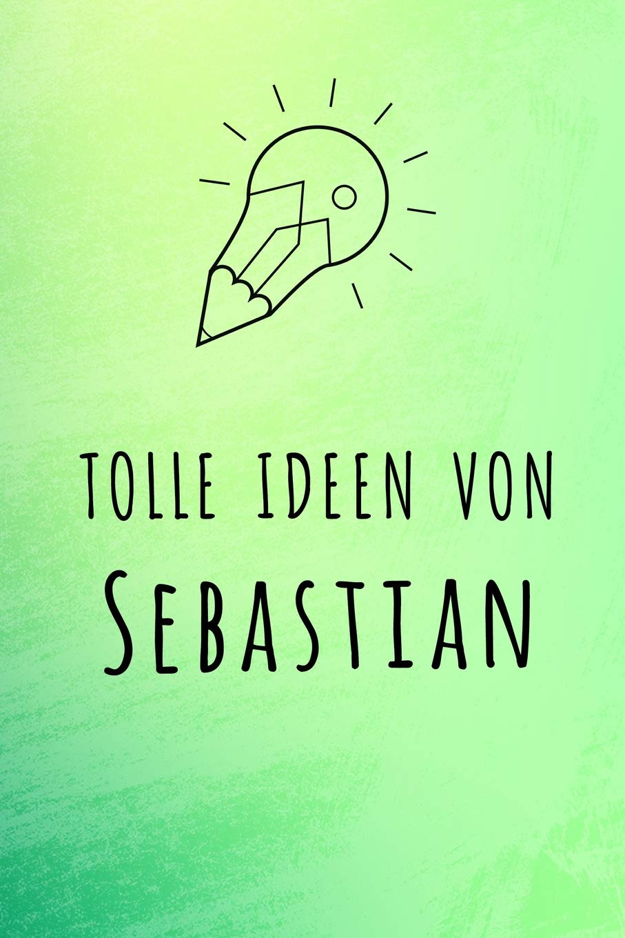 Tolle Ideen von Sebastian: Unliniertes Notizbuch mit Rahmen für deinen Vornamen Books