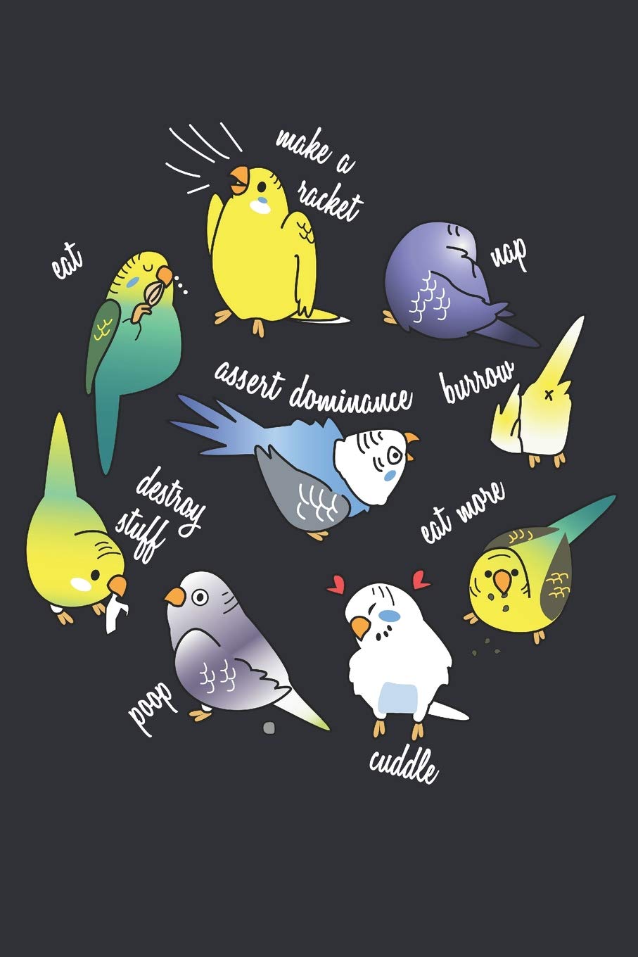 I love my Budgies: Journal for Budgie, Parrot and Bird lovers and Owners Pets