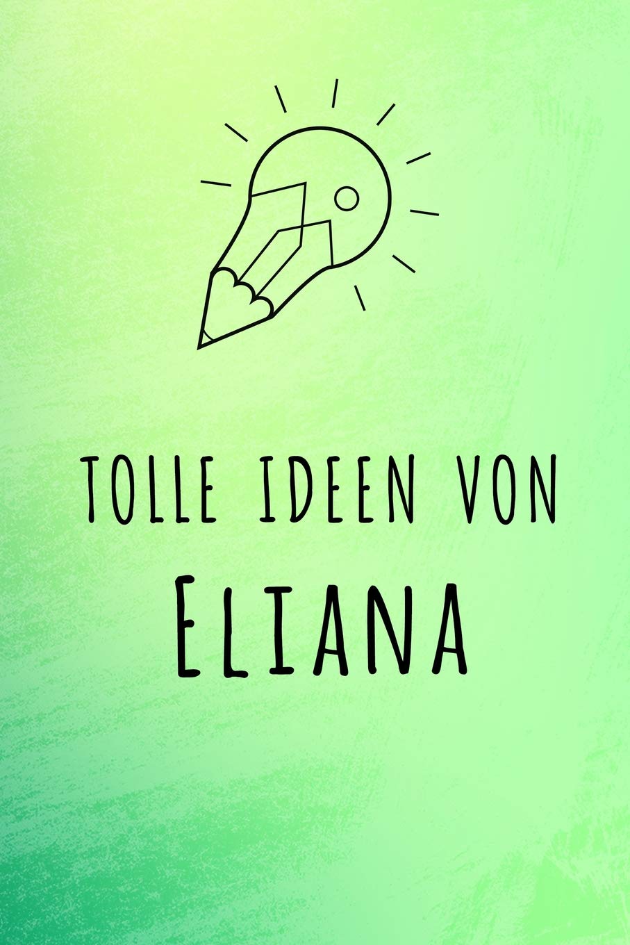 Tolle Ideen von Eliana: Kariertes Notizbuch mit 5x5 Karomuster für deinen Vornamen Books
