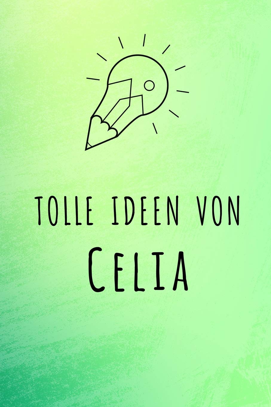 Tolle Ideen von Celia: Kariertes Notizbuch mit 5x5 Karomuster für deinen Vornamen Books