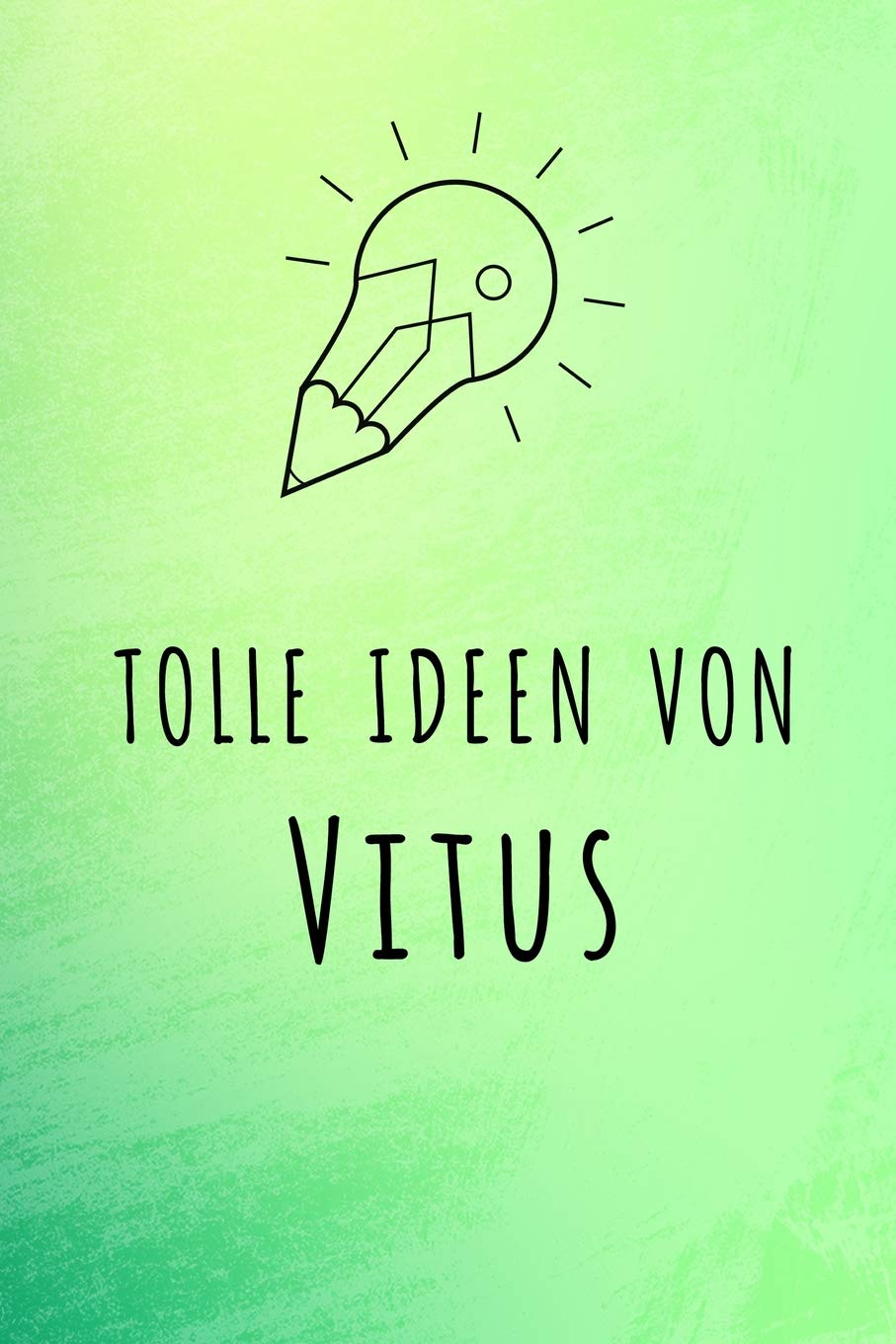 Tolle Ideen von Vitus: Kariertes Notizbuch mit 5x5 Karomuster für deinen Vornamen Books