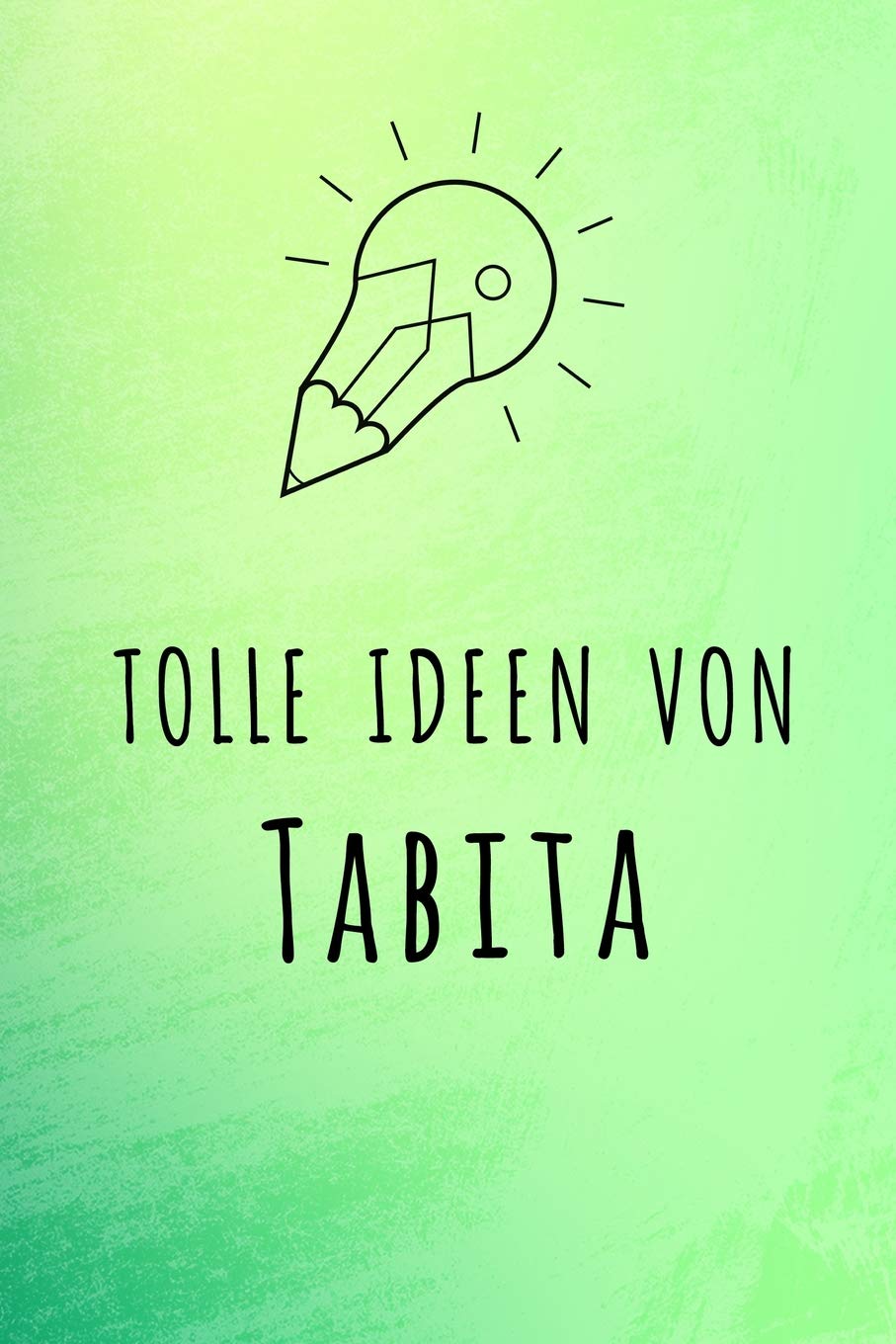 Tolle Ideen von Tabita: Kariertes Notizbuch mit 5x5 Karomuster für deinen Vornamen Books