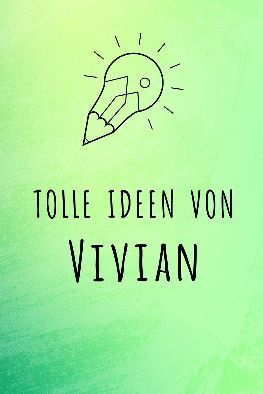 Tolle Ideen von Vivian: Kariertes Notizbuch mit 5x5 Karomuster für deinen Vornamen Books