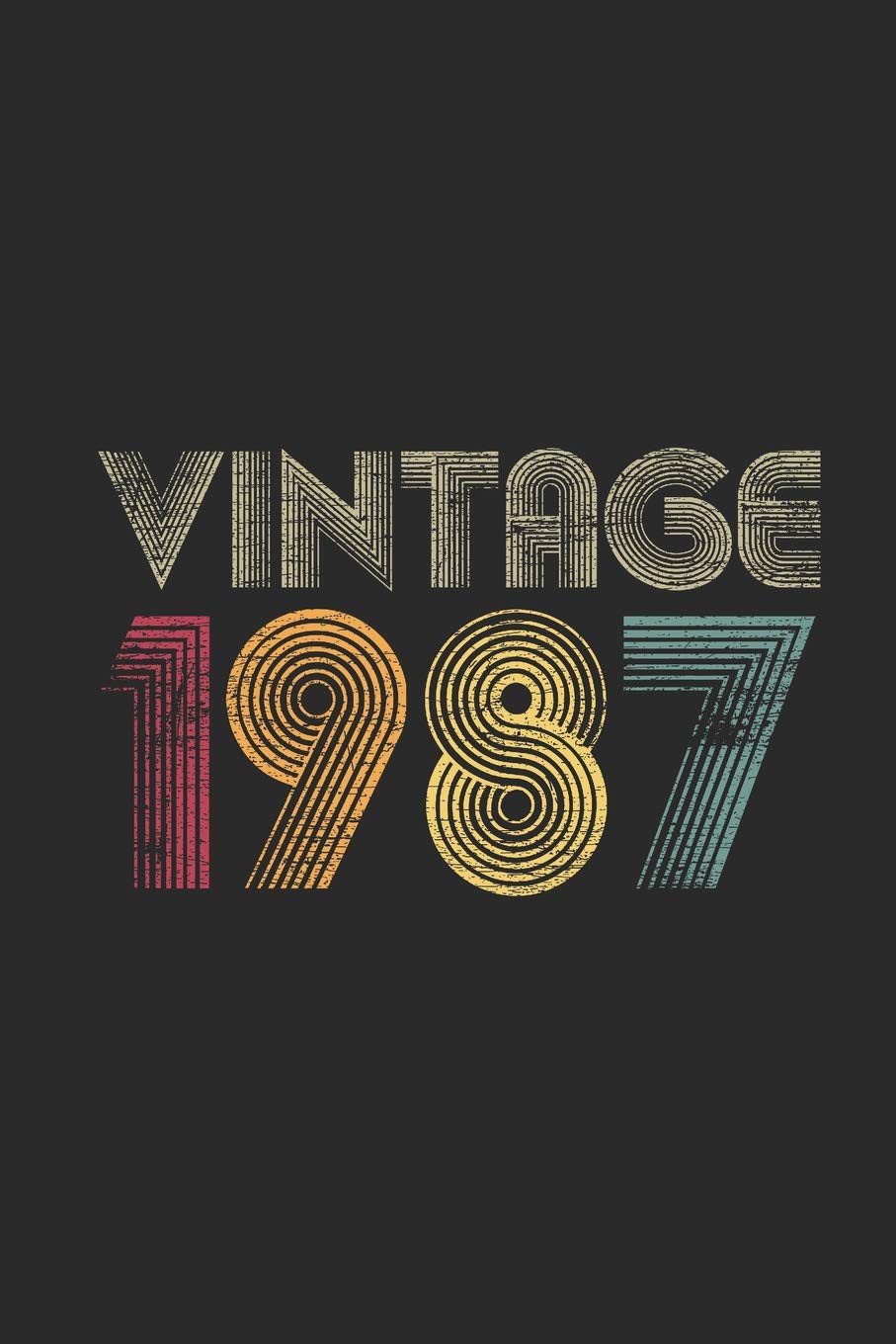 Vintage 1987: Graph Ruled Notebook – Journal for Birthday Gift Idea Essays & Short Stories