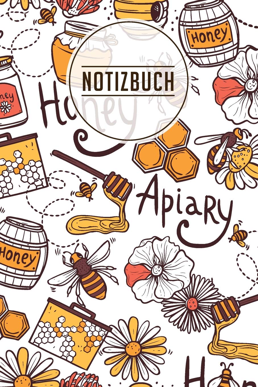 Notizbuch: 96 linierte Seiten I liniert I Größe ca. Din A5 I Notizbuch für Imker und Imkerin I Ideal für Notizen und Skizzen I Books