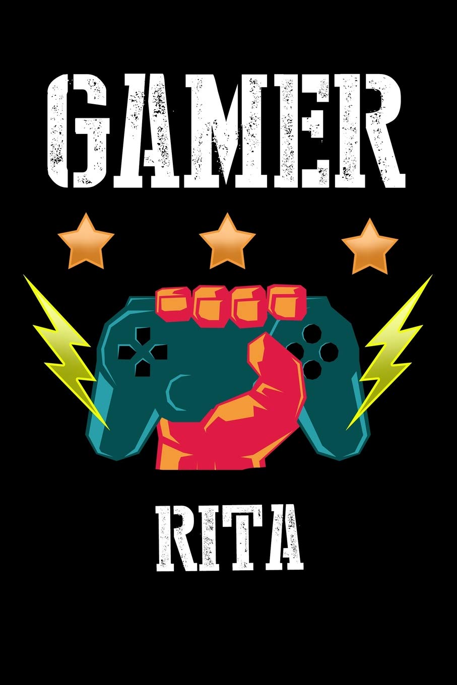 Gamer Rita: Liniertes Notizbuch für deinen Vornamen book