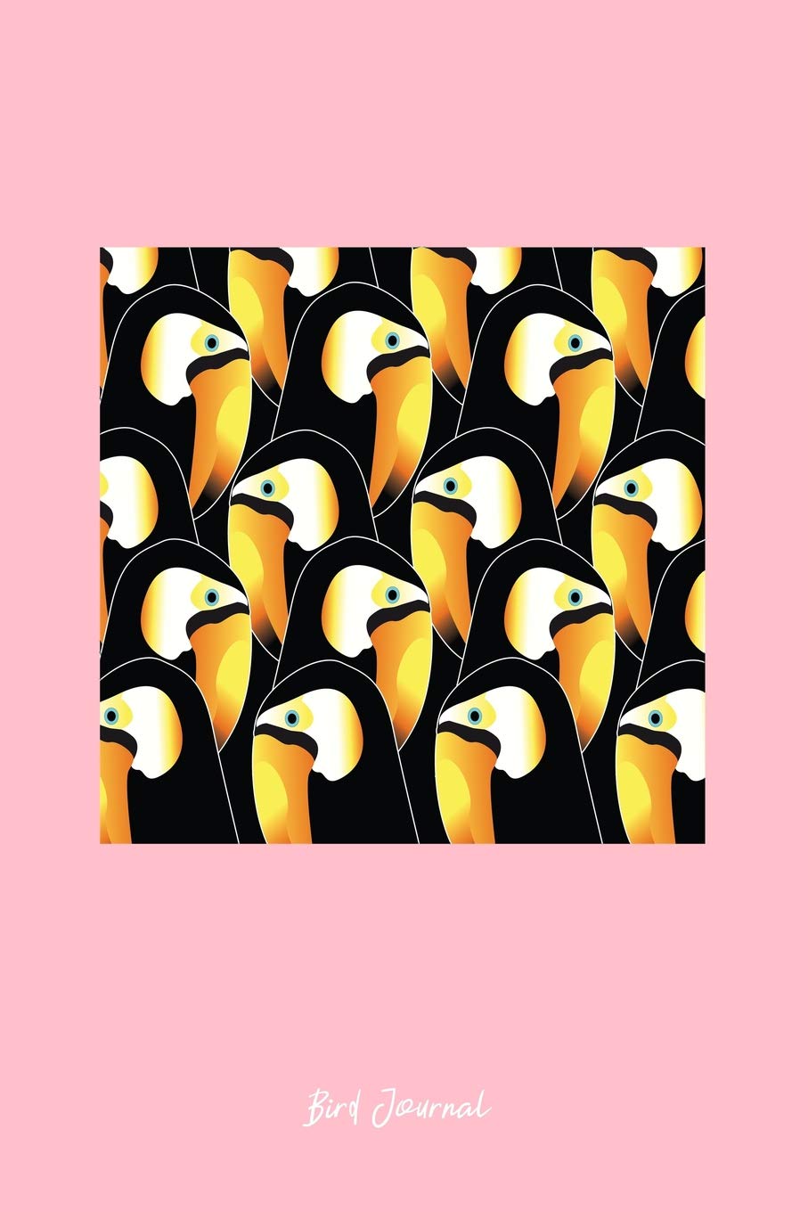 Bird Journal: Dot Grid Journal - Toucan Pattern Black Cool Animal Bird Lover Gift - Pink Dotted Diary, Planner, Gratitude, Writing, Travel, Goal, Bullet Notebook - 6x9 120 pages Books
