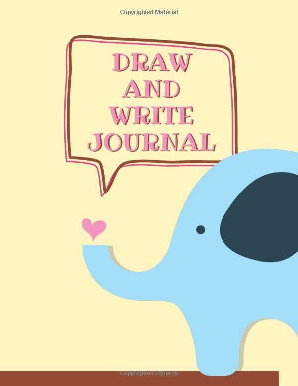 Draw And Write Journal: Lined Paper Journals Books for Kids, Writing and Drawing Notebook-Large 8.5" x 11"-100 Pages (Volume 16) Education & Training