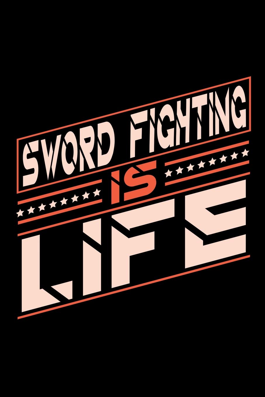 Sword Fighting is Life: Graph Paper 5x5 Notebook for People who love their Sports and Hobbies book