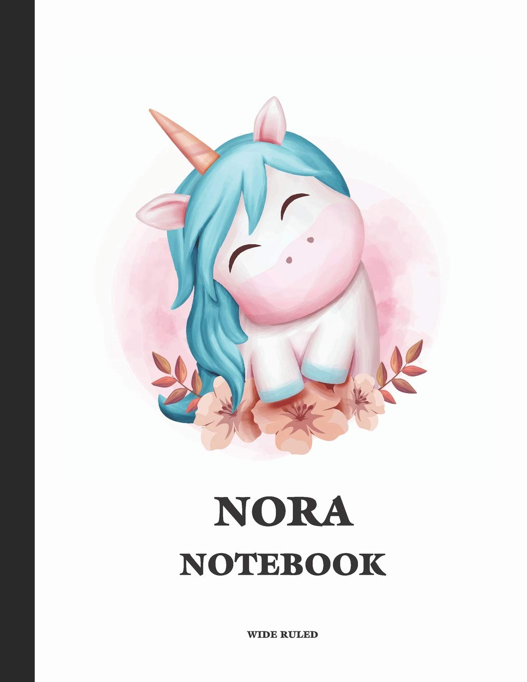 Nora Wide Ruled Notebook: Cute Unicorn Personalized Blank Wide Ruled Lined School Notebook / Journal for Girls & Women. School Supplies Birthday & ... Composition Girly Girl Woman’s Name Business, Finance & Career