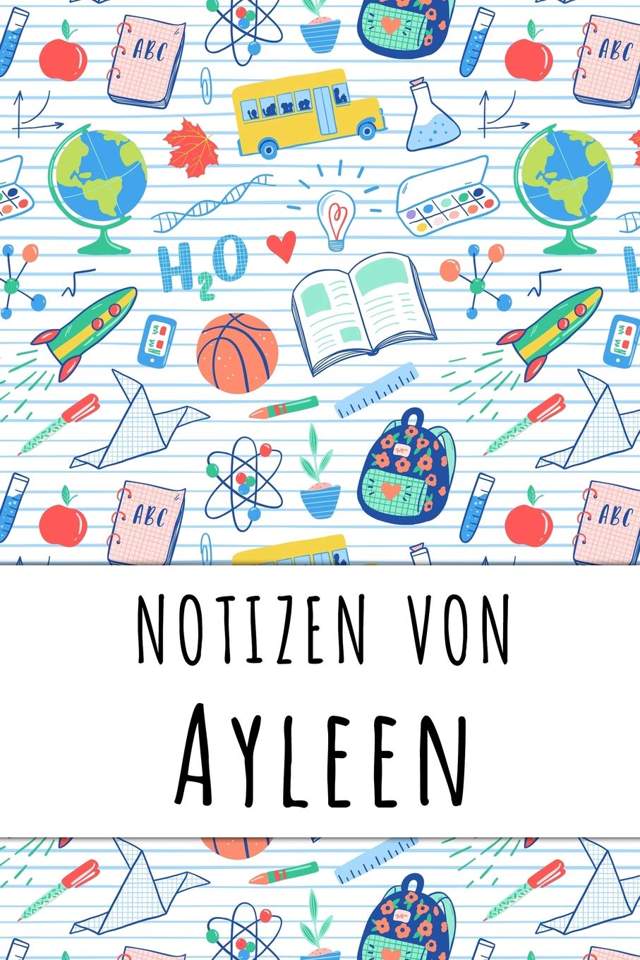 Notizen von Ayleen: Liniertes Notizbuch für deinen personalisierten Vornamen Books