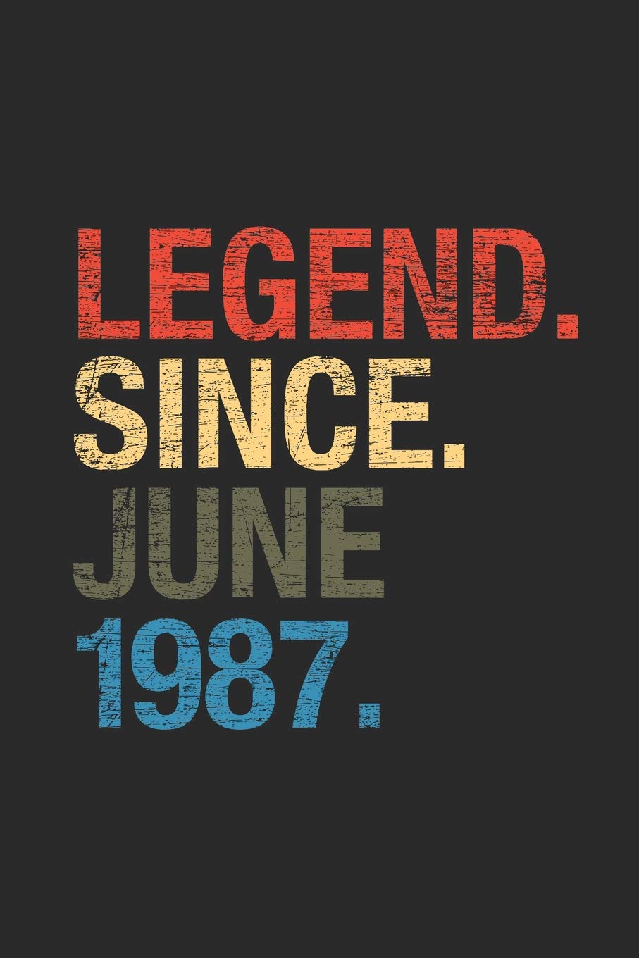 Legend Since June 1987: Graph Ruled Notebook – Journal for June Birthday Gift Idea Essays & Short Stories