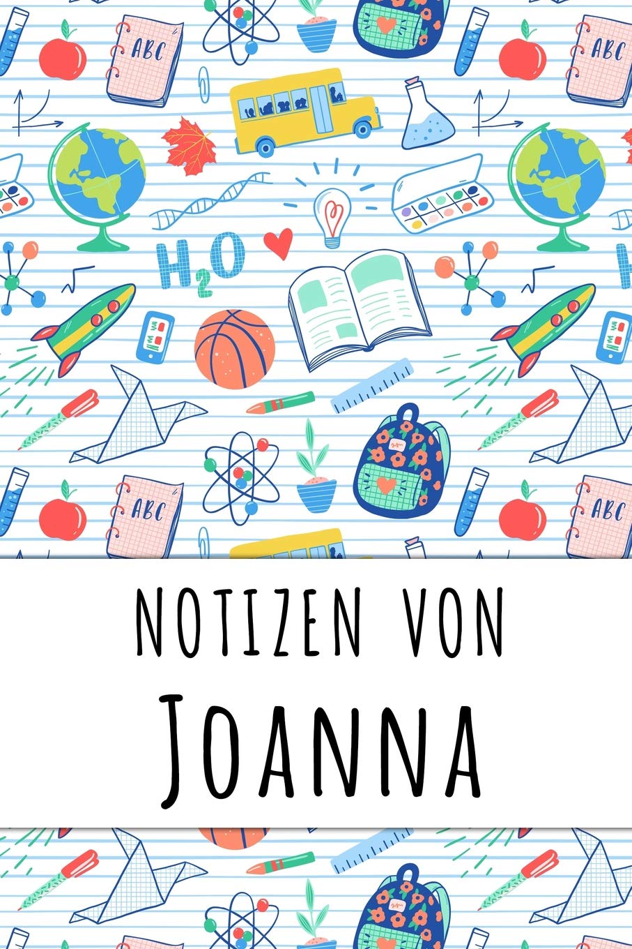 Notizen von Joanna: Liniertes Notizbuch für deinen personalisierten Vornamen Books