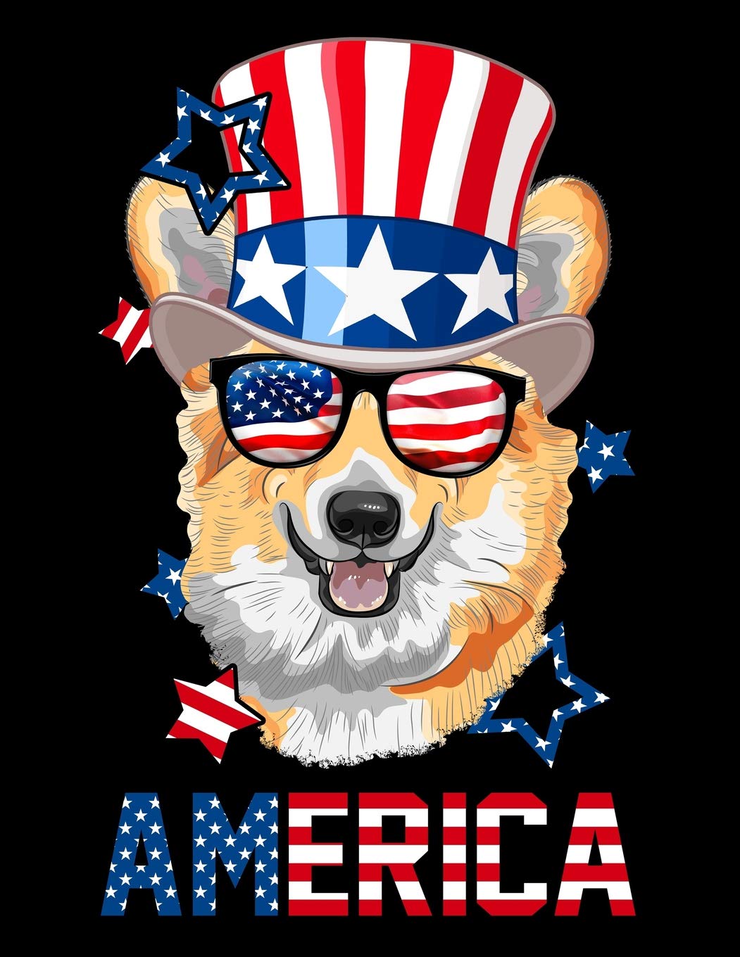 America: Pembroke Welsh Corgi | Weekly Calendar July 2019 - December 2021 | 30 Months | 131 pages 8.5 x 11 in. | Planner | Diary | Organizer | Agenda ... Soft Cover | 4th of July | Independence Day Pets