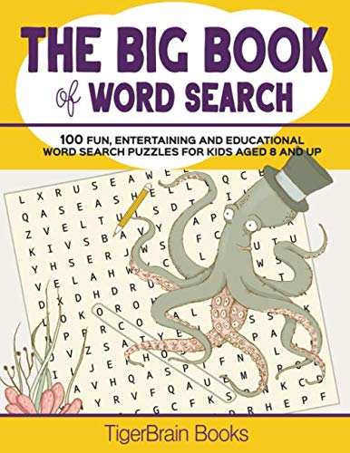 The Big Book of Word Search: Fun and Educational Word Search Activity Book for 8 Year Olds and Up Leisure & Fun