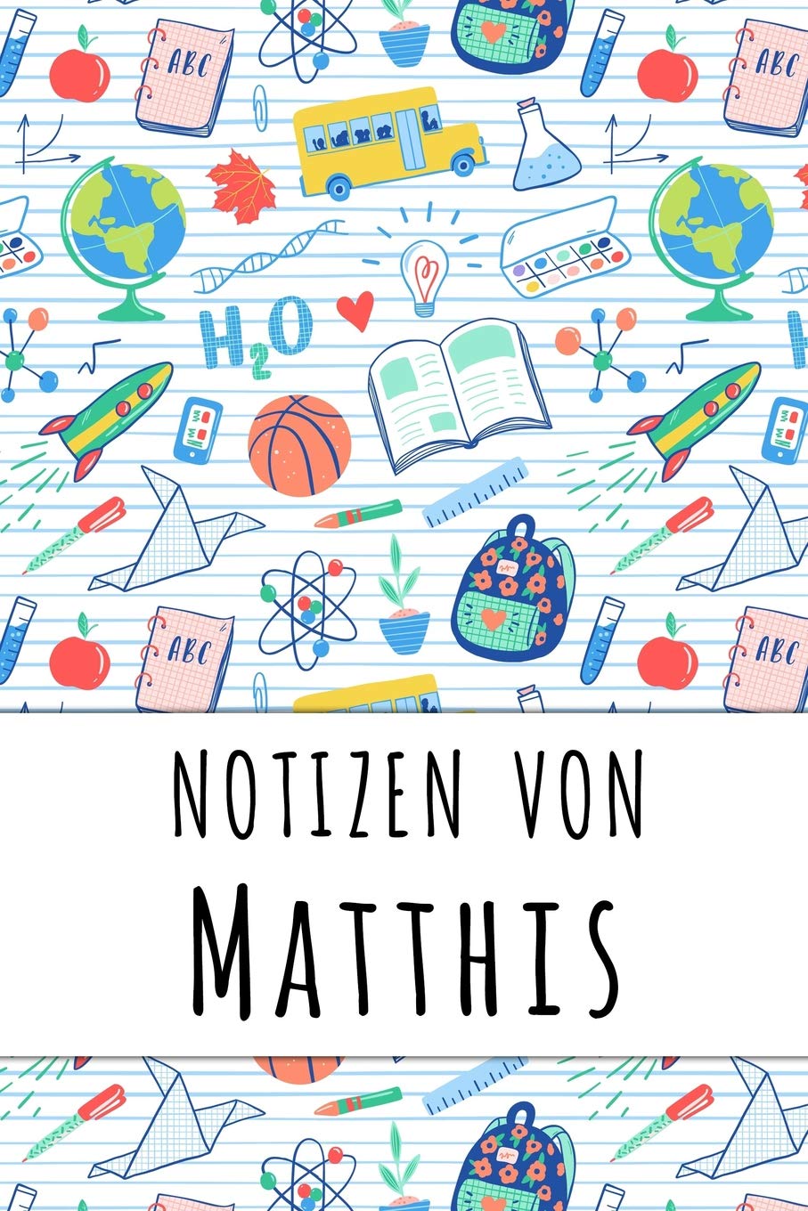 Notizen von Matthis: Liniertes Notizbuch für deinen personalisierten Vornamen Books