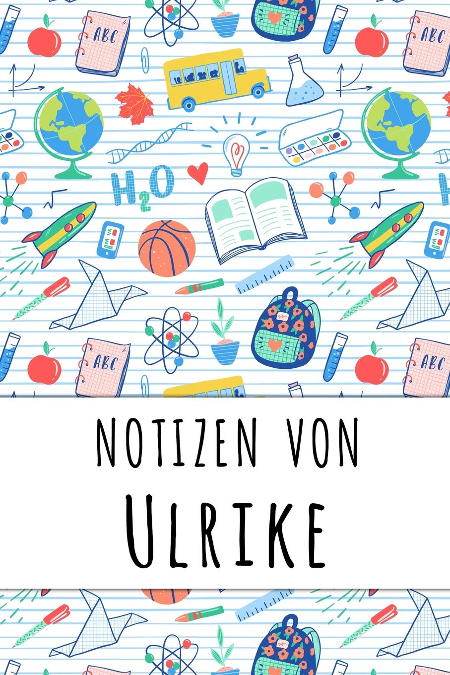 Notizen von Ulrike: Liniertes Notizbuch für deinen personalisierten Vornamen Books