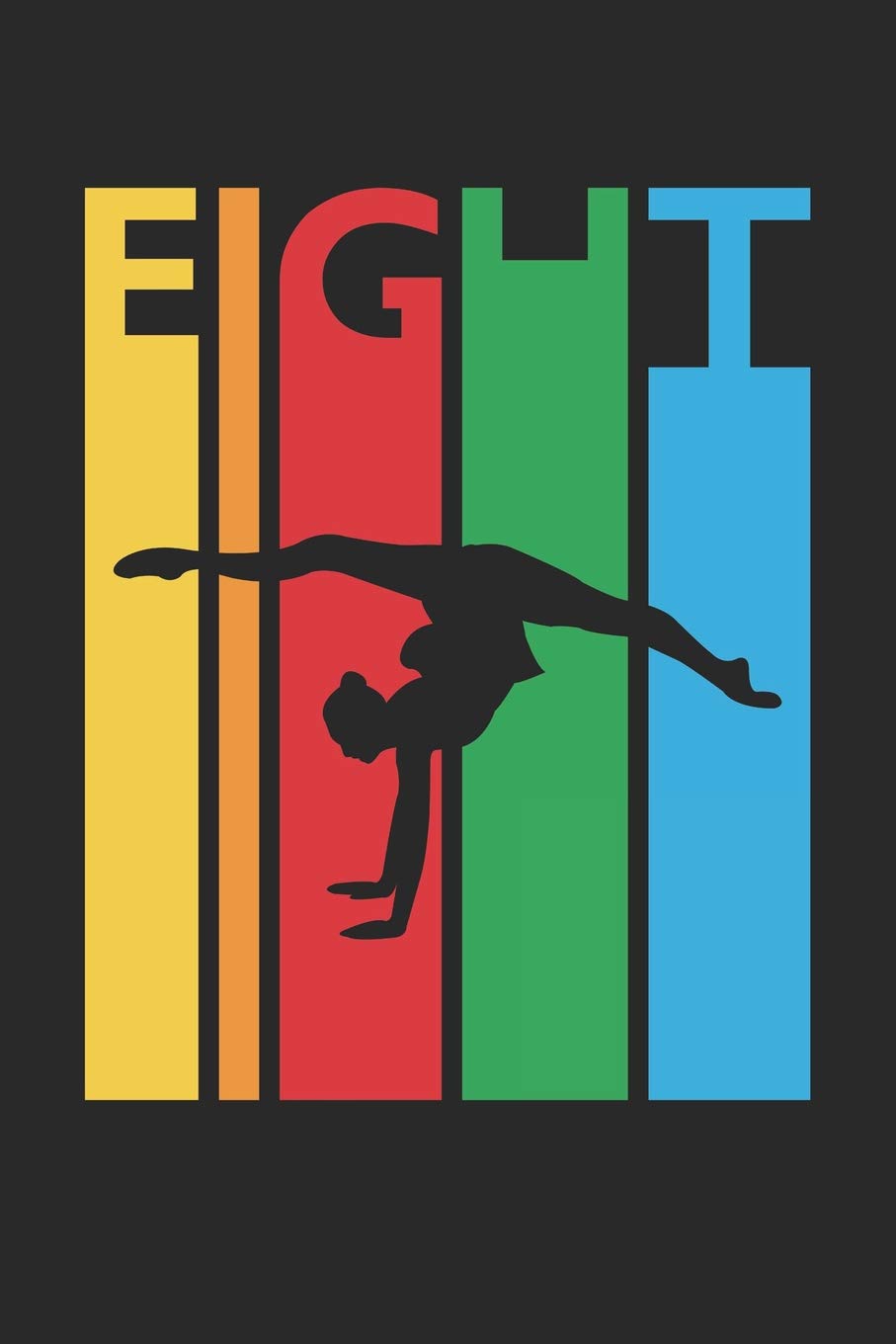 Gymnastics Notebook for 8 Year Old Boys and Girls - Colorful Gymnastics Journal - 8th Birthday Gift for Gymnast Diary: Medium College-Ruled Journey Diary, 110 page, Lined, 6x9 (15.2 x 22.9 cm) Leisure & Fun
