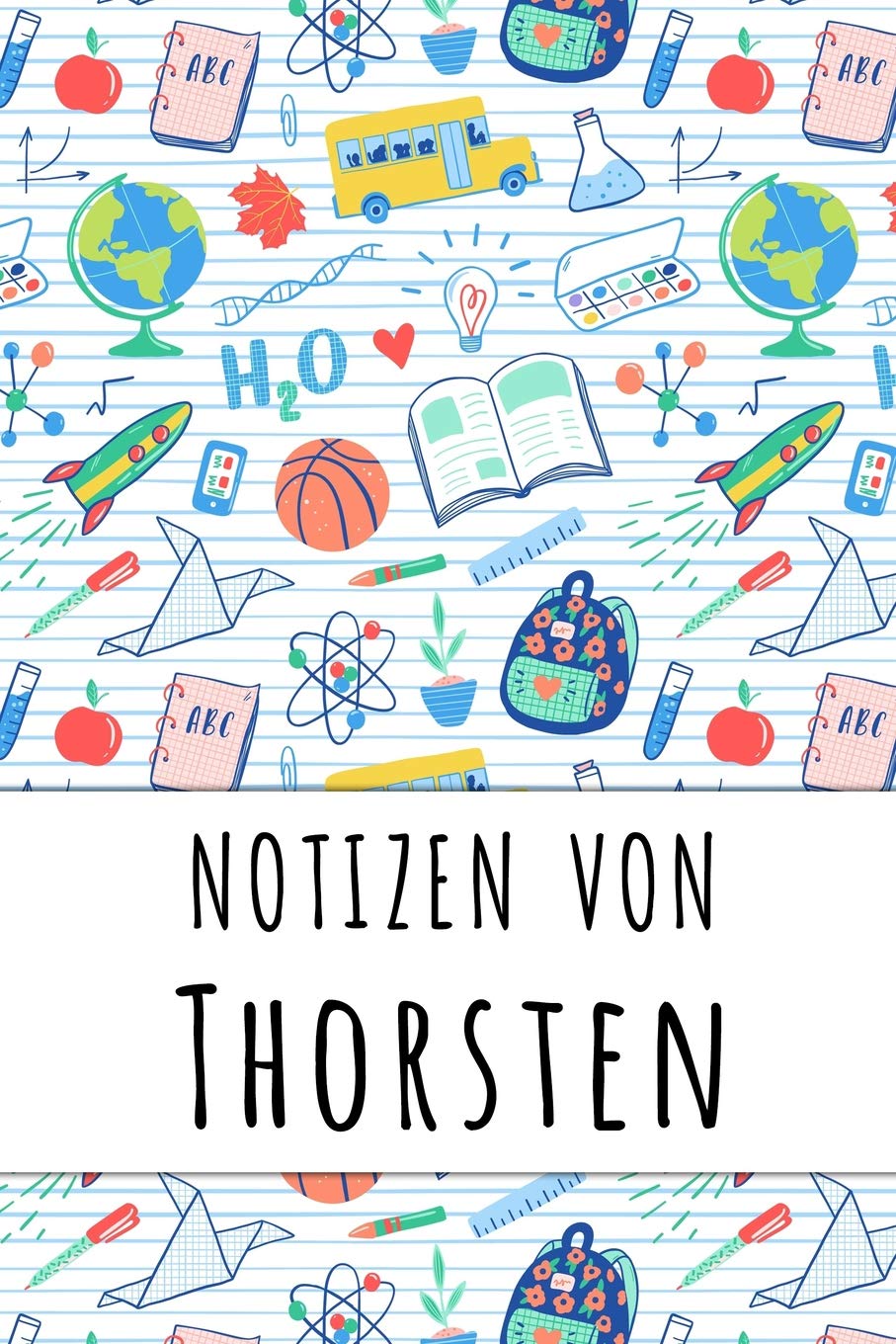 Notizen von Thorsten: Liniertes Notizbuch für deinen personalisierten Vornamen Books