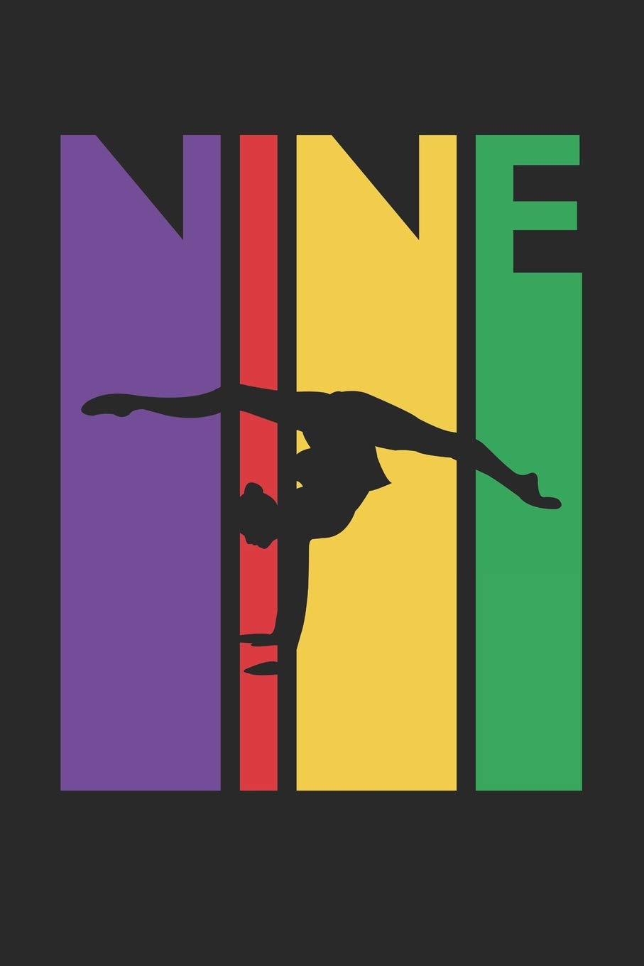Gymnastics Notebook for 9 Year Old Boys and Girls - Colorful Gymnastics Journal - 9th Birthday Gift for Gymnast Diary: Medium College-Ruled Journey Diary, 110 page, Lined, 6x9 (15.2 x 22.9 cm) Leisure & Fun