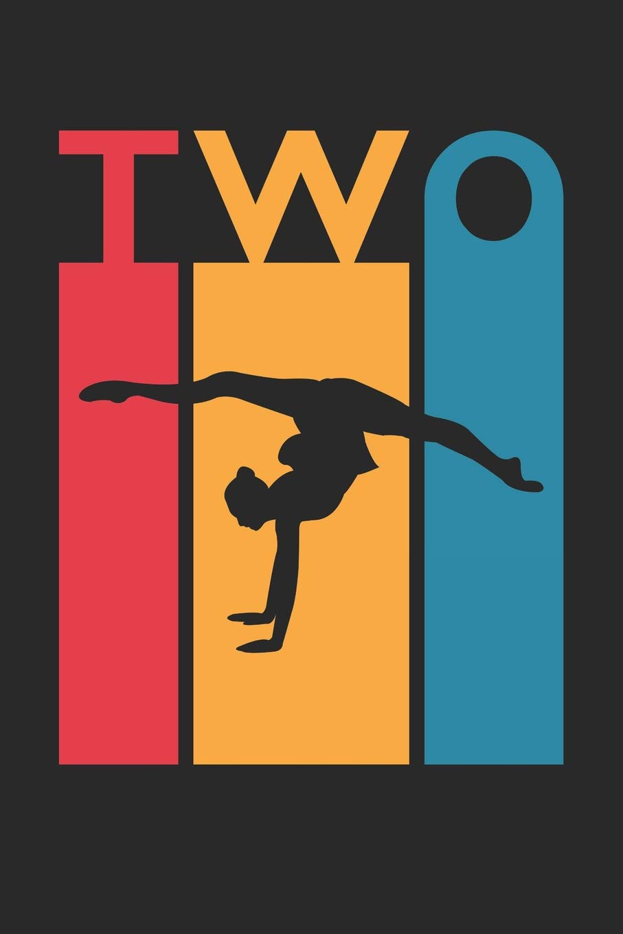 Gymnastics Notebook for 2 Year Old Boys and Girls - Vintage Gymnastics Journal - 2nd Birthday Gift for Gymnast Diary: Medium College-Ruled Journey Diary, 110 page, Lined, 6x9 (15.2 x 22.9 cm) Leisure & Fun
