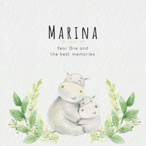 Marina Year One and the best Memories: Baby Book I Babyshower or Babyparty Gift I Keepsake I Memory Journal with prompts I Pregnancy Gift I Newborn Notebook I For the parents of Marina Parents & Children