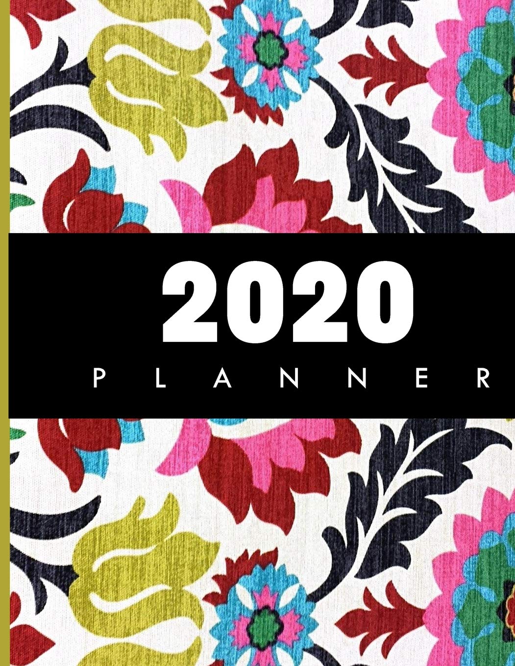 2020 PLANNER: January-December 2020 | 12-monthly Calendar Schedule Organizer with Inspirational Quotes | 48-Weekly Planner | Blank and Lined Journal ... | Floral Design | 8.5"x 11" inches, 100 pages Computer Science