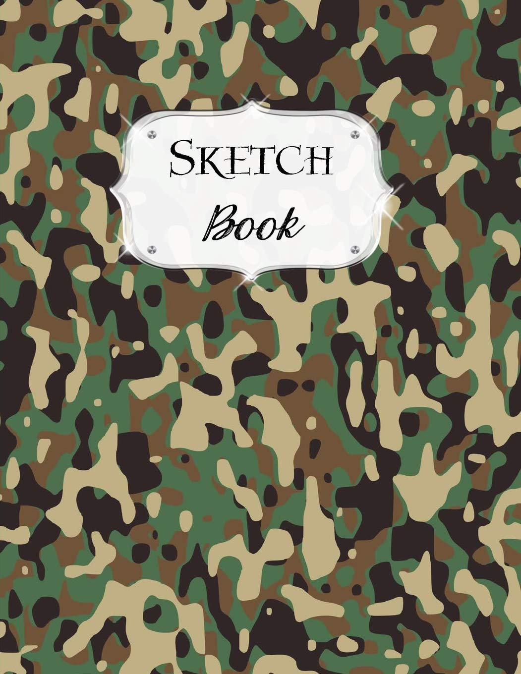 Sketch Book: Camo Camouflage | Sketchbook | Scetchpad for Drawing or Doodling | Notebook Pad for Creative Artists | #6 Hobbies & Crafts