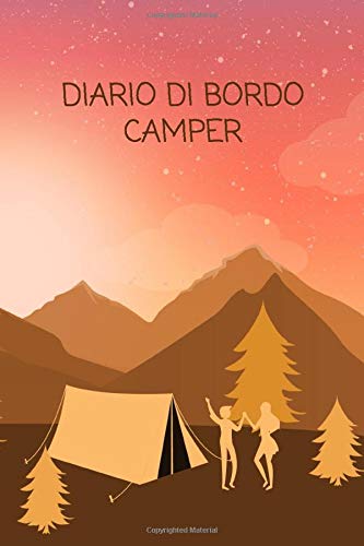 diario di bordo camper: Taccuino per Vacanze Van - Roulotte Books